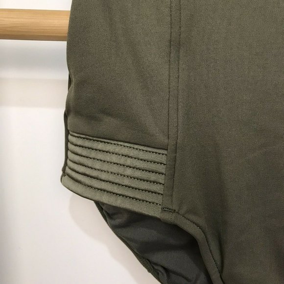 Seafolly Olive Green Swimsuit One Piece Halter - Picture 7 of 12